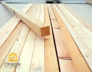 Брусок строганный 45х45х3м Сосна (270шт/упак)